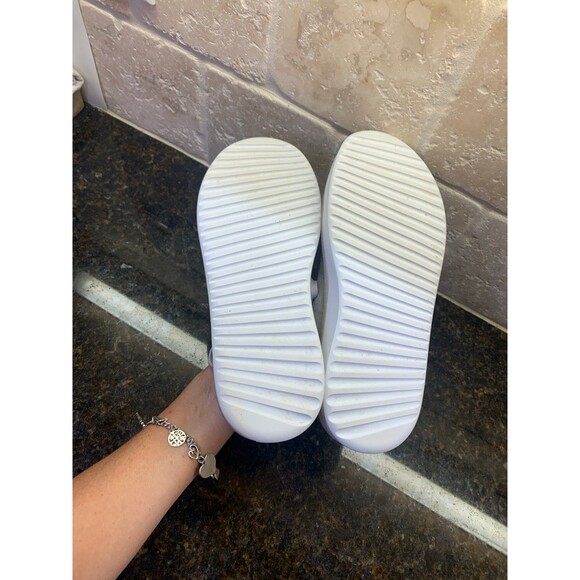 Allbirds Wool Piper Woven Sneaker Pewter Grey Blizzard Sole Size 7 EUC - Picture 7 of 11